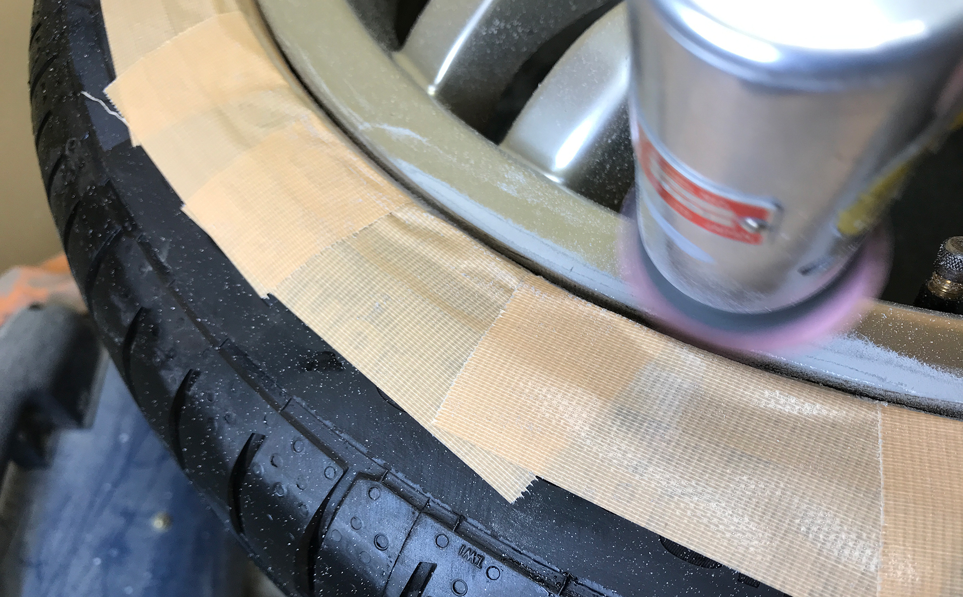 ホイールの傷直します！